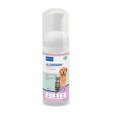 Virbac Espuma de limpeza para cães Allerderm